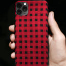 Search for red plaid cases Red and black
