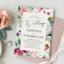 Search for bohemian floral wedding invitations Pink