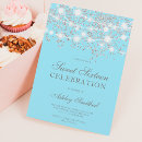 Search for ice blue and silver invitations Elegant