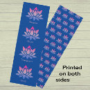 Search for flowers yoga mats Blue