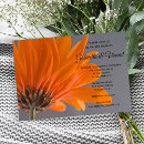 Search for orange and grey wedding invitations Floral