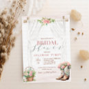 Search for texas bridal shower invitations Western