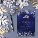 Search for navy blue tiara quinceanera Silver