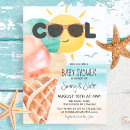 Search for cool baby shower invitations Beach