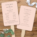 Search for blush pink wedding programmes Traditional