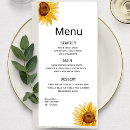 Search for sunflower menus Bridal shower