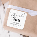 Search for black and white baby shower stickers Minimal