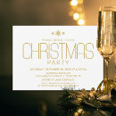 Search for white gold christmas invitations Minimalist