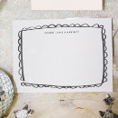 Search for scalloped note cards For her