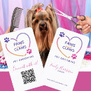 Search for pet grooming business cards Paws
