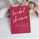 Search for magenta bridal shower invitations Pink