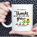 Search for sunflower mugs Teacher