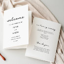 Search for simple script wedding programs Calligraphy