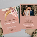 Search for tropical floral wedding invitations Calligraphy