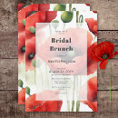 Search for red black white bridal shower invitations Retro