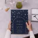 Search for crescent moon wedding invitations Vintage