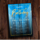 Search for golden glitter invitations 30th