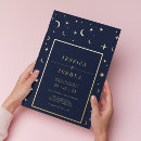Search for crescent moon wedding invitations Vintage