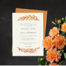 Search for harvest wedding invitations Greenery