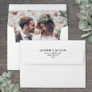 Search for lined wedding envelopes Return address