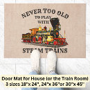 Search for railroad doormats Steam engine