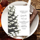 Search for woodland rehearsal dinner invitations Winter