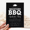 Search for chalkboard graduation invitations Backyard bbq