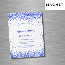 Search for royal blue birthday invitations White