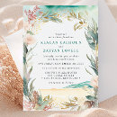 Search for watercolor beach wedding invitations Floral