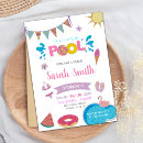 Search for unicorn floatie invitations For kids
