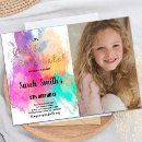Search for pink orange birthday invitations Girl