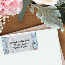 Search for wedding bird return address labels Blue