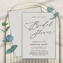 Search for dark bridal shower invitations Minimalist