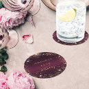 Search for burgundy coasters Party