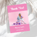 Search for thank you first birthday cards Pink