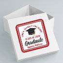 Search for red graduation party stickers Modern