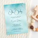 Search for aqua blue invitations Simple