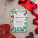Search for holly berries christmas invitations Xmas