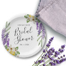 Search for lavender bridal shower plates Botanical