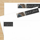 Search for love and thanks return address labels Couple