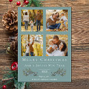 Search for teal christmas cards Photo collage