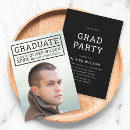 Search for border graduation invitations Grad party