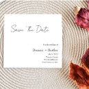 Search for minimalist save the dates Elegant