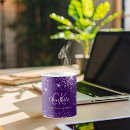 Search for purple glitter mugs Girly