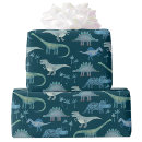 Search for dinosaurs wrapping paper Cute