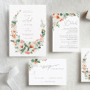 Search for watercolor wildflower wedding invitations Trendy