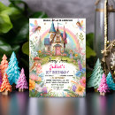 Search for our little princess birthday invitations Watercolor
