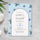Search for blueberry birthday invitations Elegant