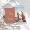 Search for terracotta save the dates Burnt orange