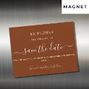 Search for rust save the date postcards Burnt orange